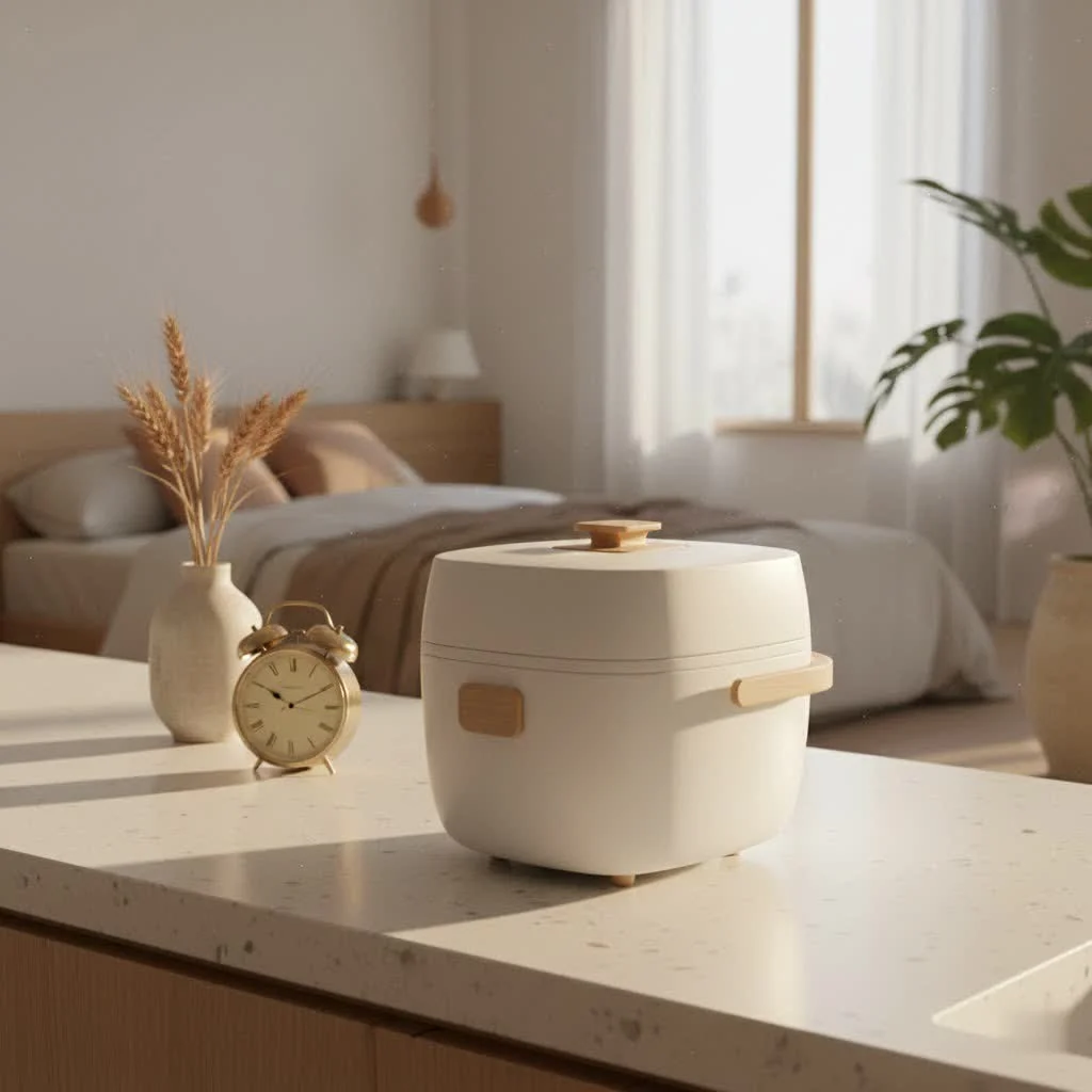 Ceramic rice cooker with steam